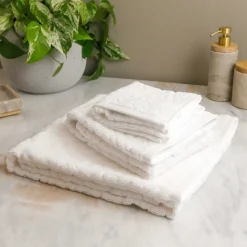 Firenze Bath Towel, White