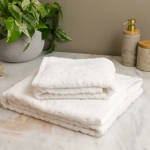 Firenze Hand Towel, White