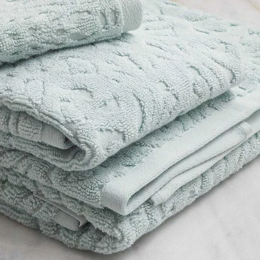 Firenze Washcloth, Sky Light