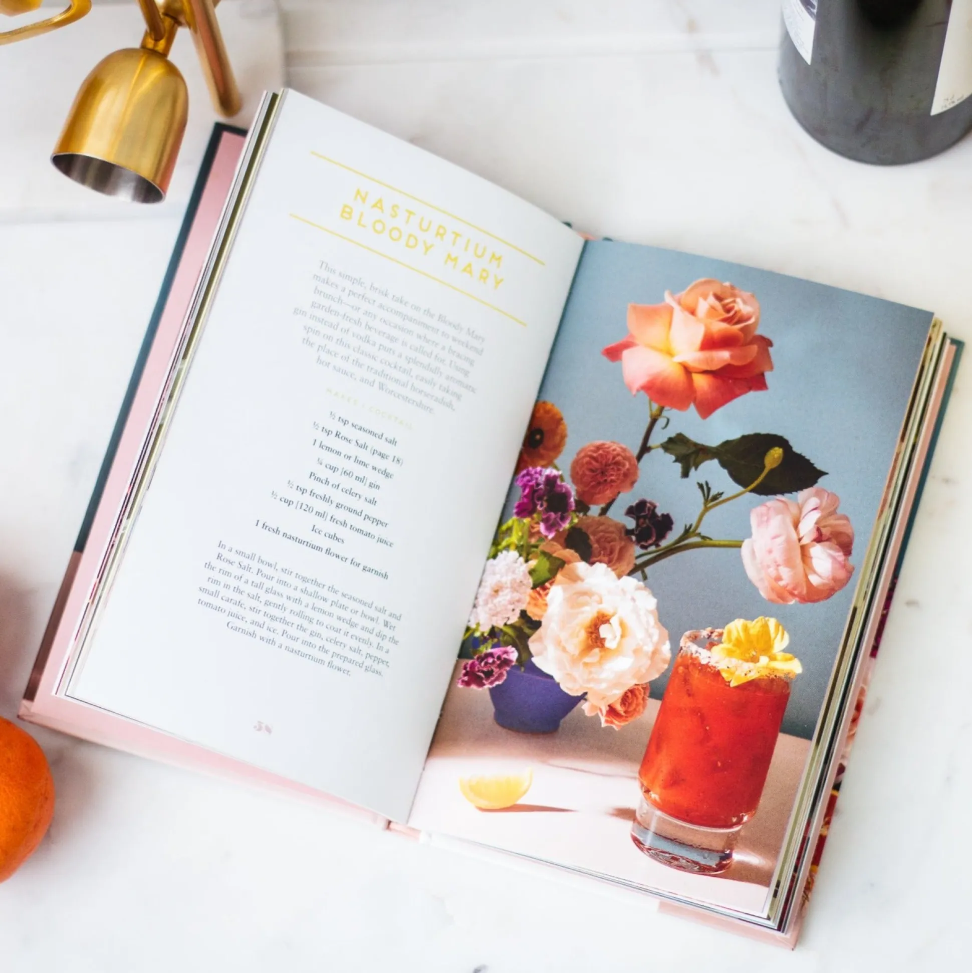 Floral Libations, 41 Fragrant Drinks & Ingredients by Cassie Winslow^Be Home Clearance