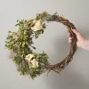 Foraged Honeysuckle and Calla Lily Wreath^Be Home Cheap
