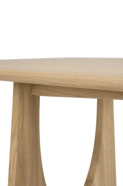 Geometric Oak Dining Table, 87"