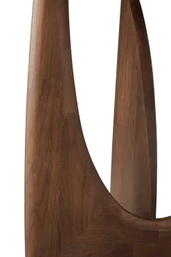 Geometric Side Table, Teak