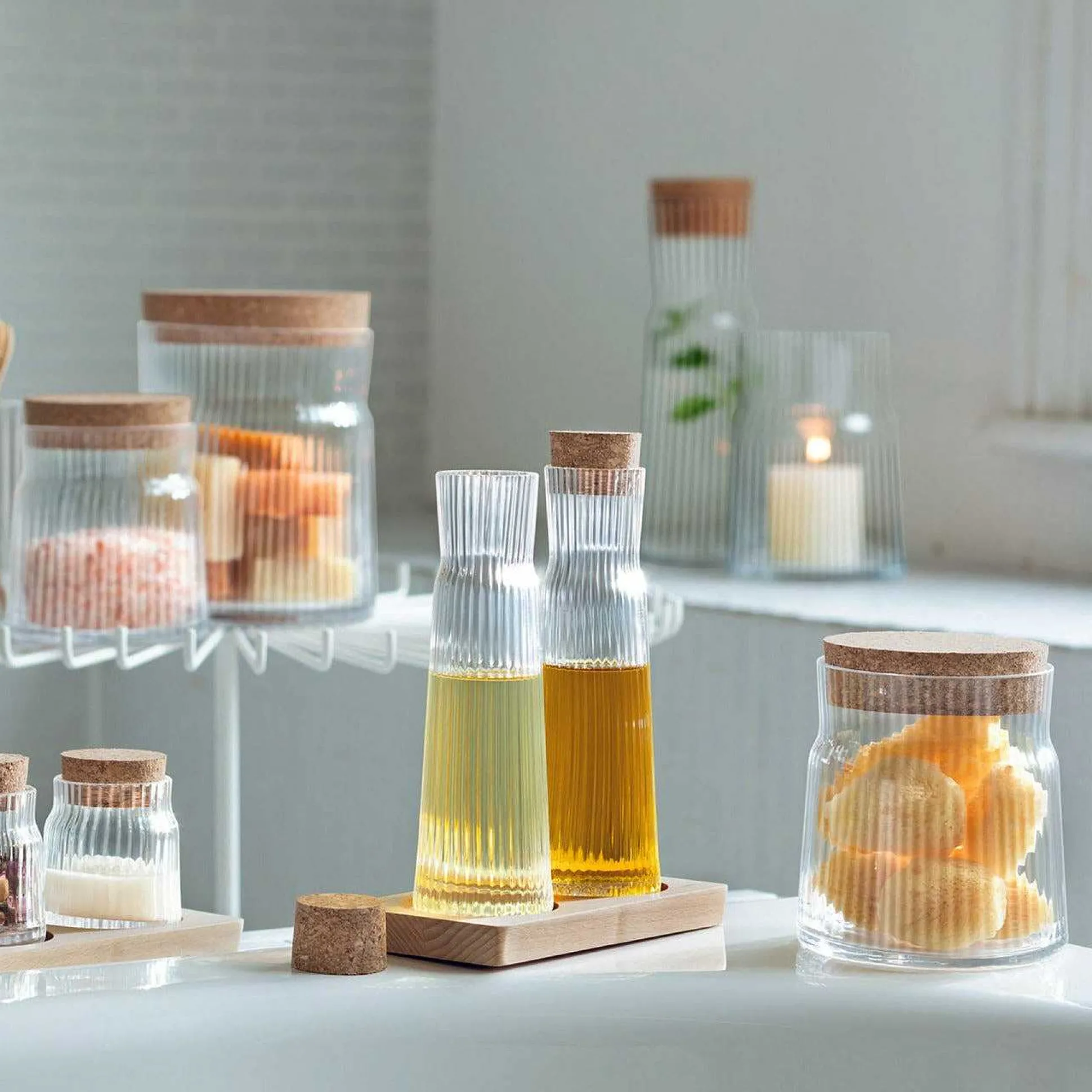 Gio Container with Cork Stopper, Small