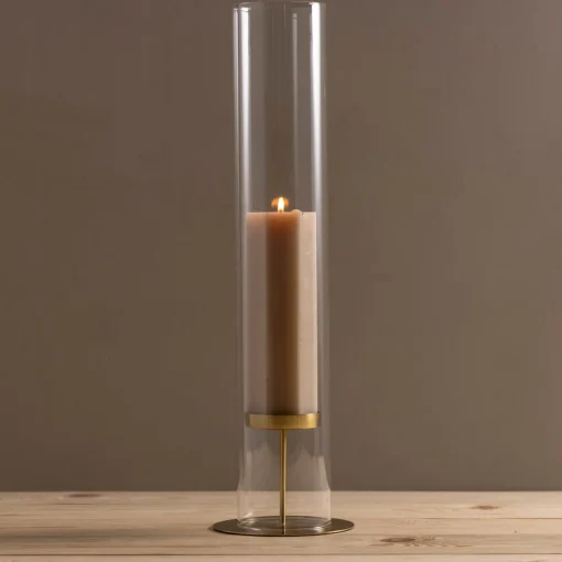Glass Chimney Tube, Large^Be Home Clearance