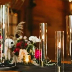 Glass Chimney Tube, Large^Be Home Clearance