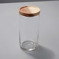 Glass Containers, Set of 3