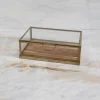 Glass Display Case with Wood Base Small^Be Home Hot