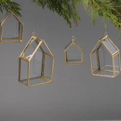 Glass House Ornament, Medium^Be Home Clearance