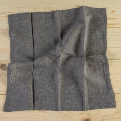 Glenn Napkins, Set of 4, Charcoal^Be Home Outlet