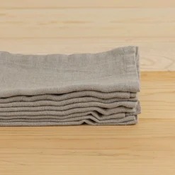 Glenn Napkins, Set of 4, Grey^Be Home Sale