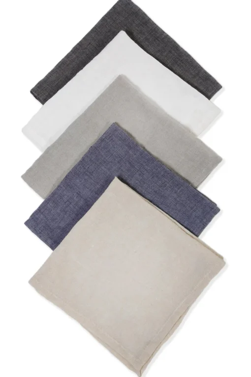 Glenn Napkins, Set of 4, White^Be Home Discount