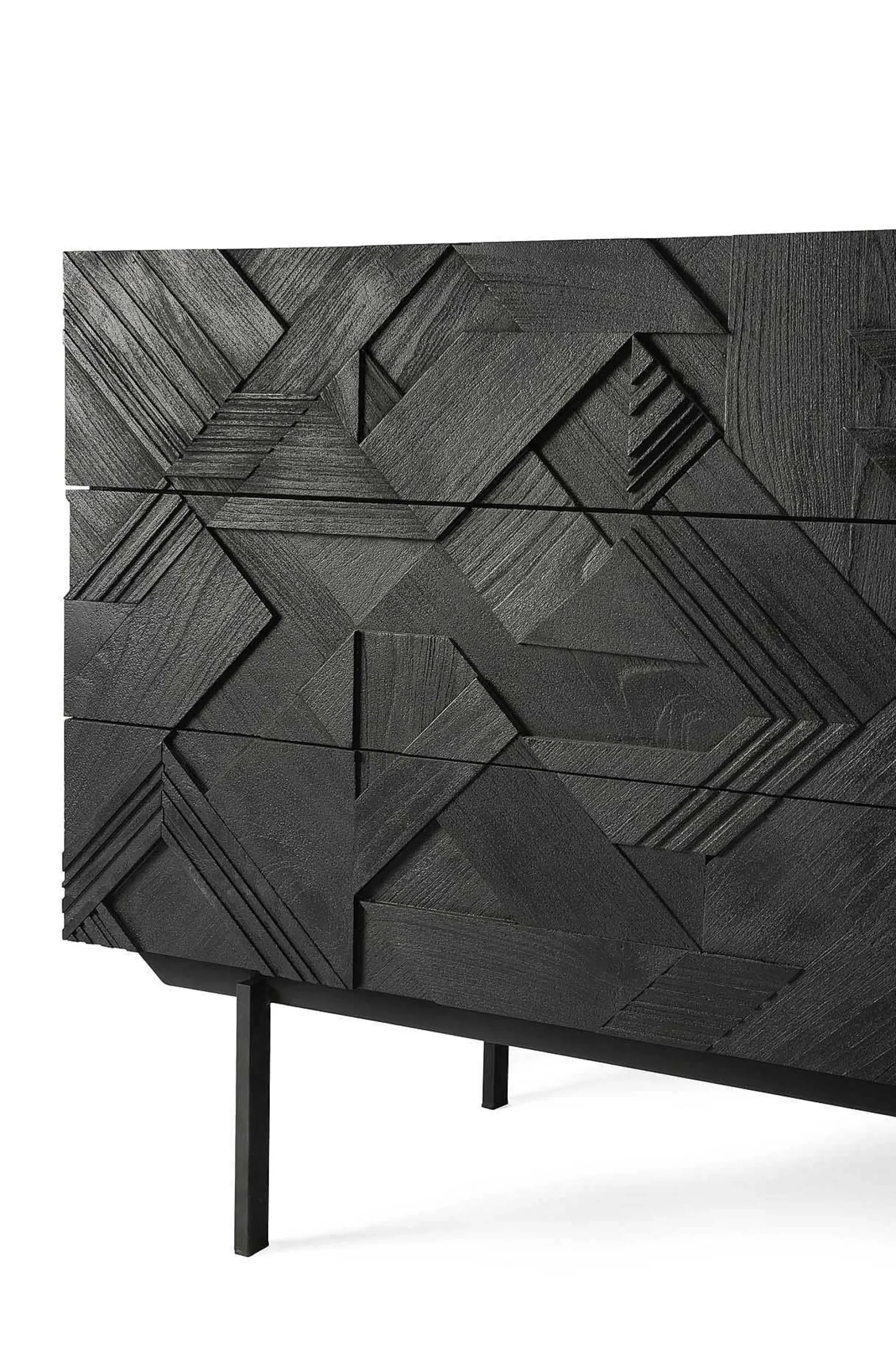 Graphic Teak Dresser