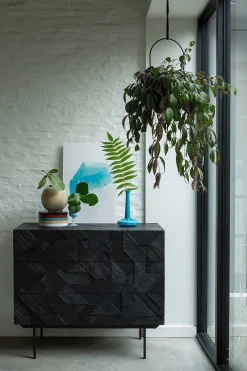 Graphic Teak Dresser