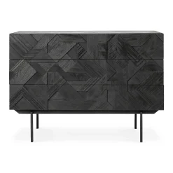 Graphic Teak Dresser