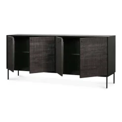Grooves Sideboard, 4 Doors