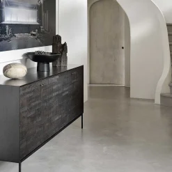 Grooves Sideboard, 4 Doors