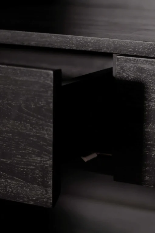 Grooves Solid Teak Cabinet