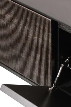 Grooves Solid Teak Media Console, 64