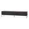 Grooves Solid Teak Media Console, 95.5"