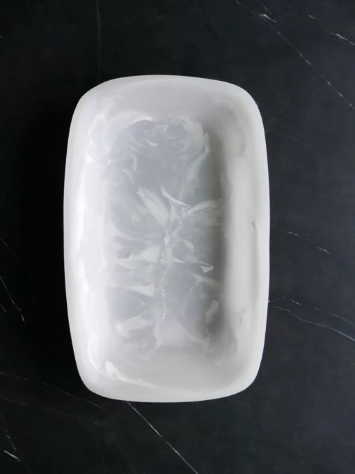 Handmade Resin Tray, Alabaster, Large^Be Home Best Sale