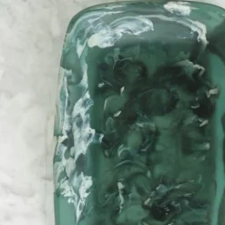 Handmade Resin Tray, Moss, Large^Be Home Cheap