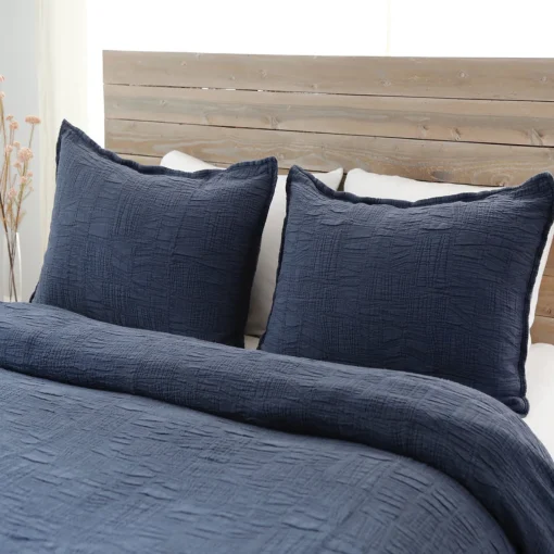 Harbour Standard Sham, Navy^Be Home New