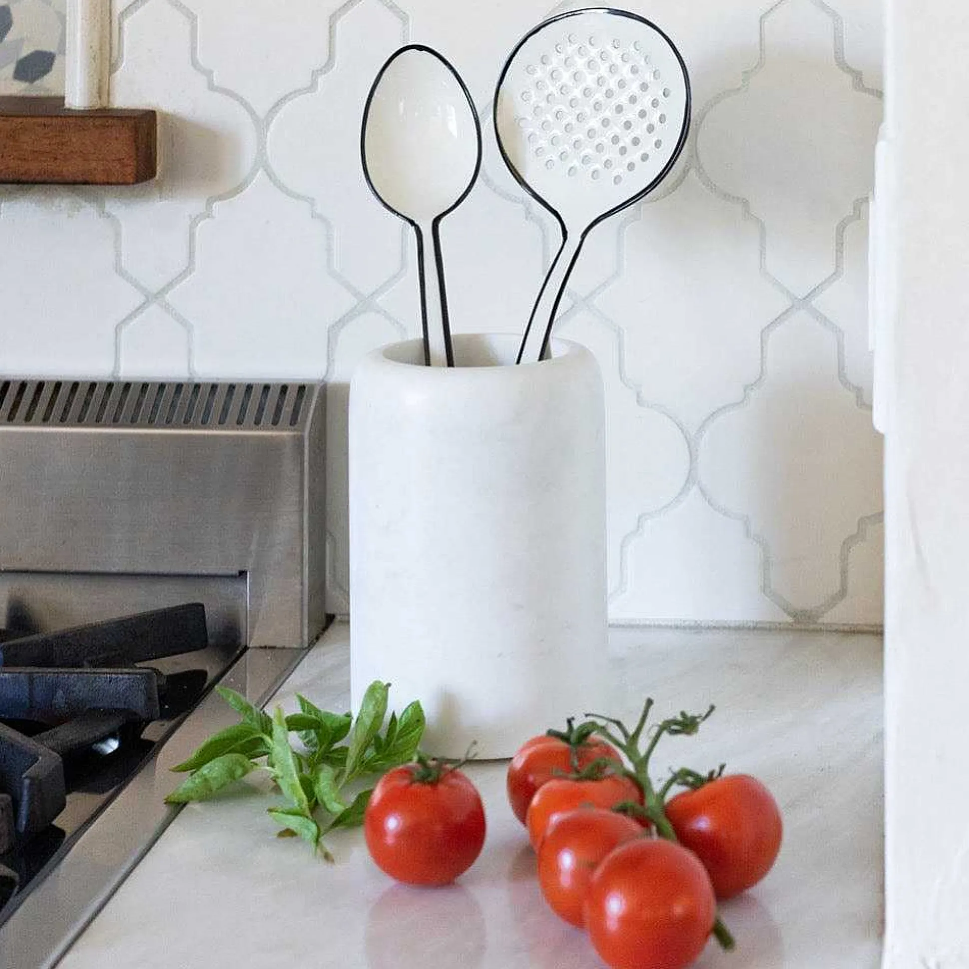 Harlow Mixing Spoon, White