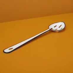 Harlow Slotted Spoon, White