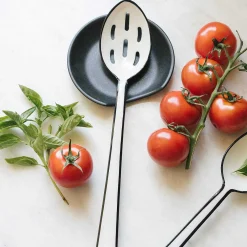 Harlow Slotted Spoon, White
