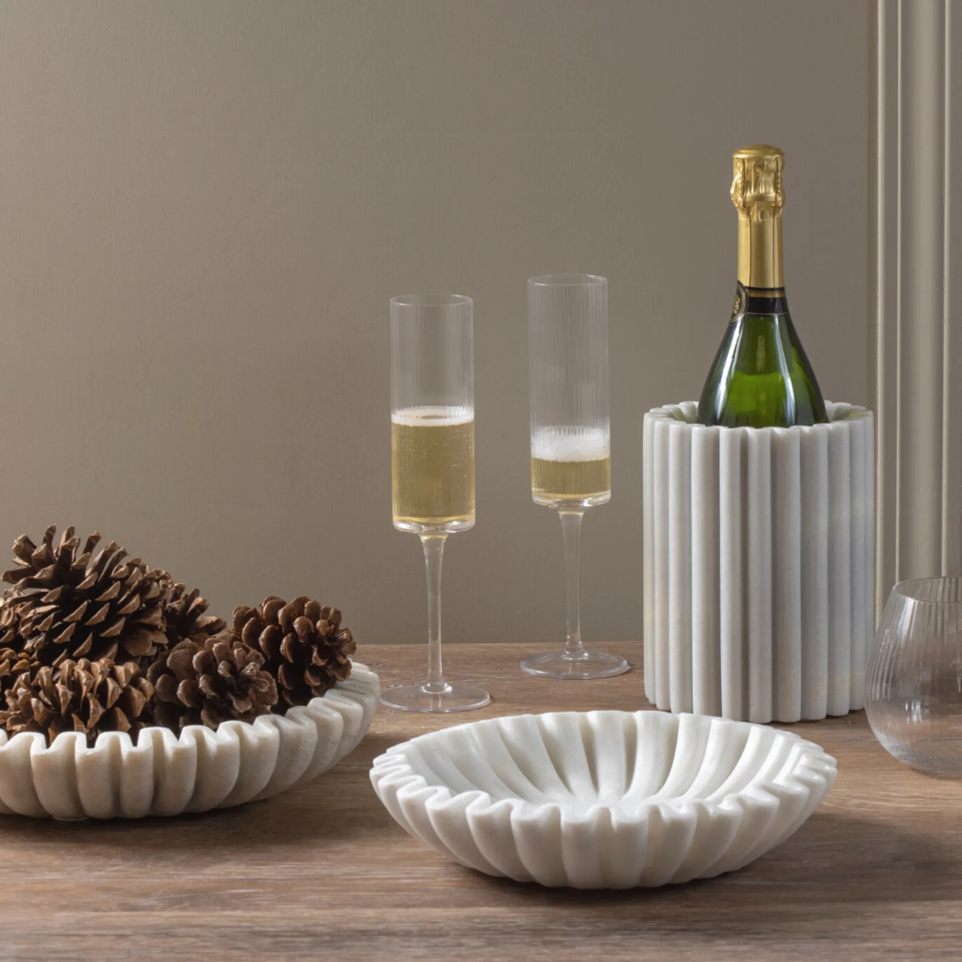 Hayworth Champagne Flute, Set of 6^Be Home Clearance