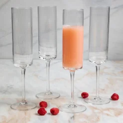 Hayworth Champagne Flute, Set of 6^Be Home Clearance