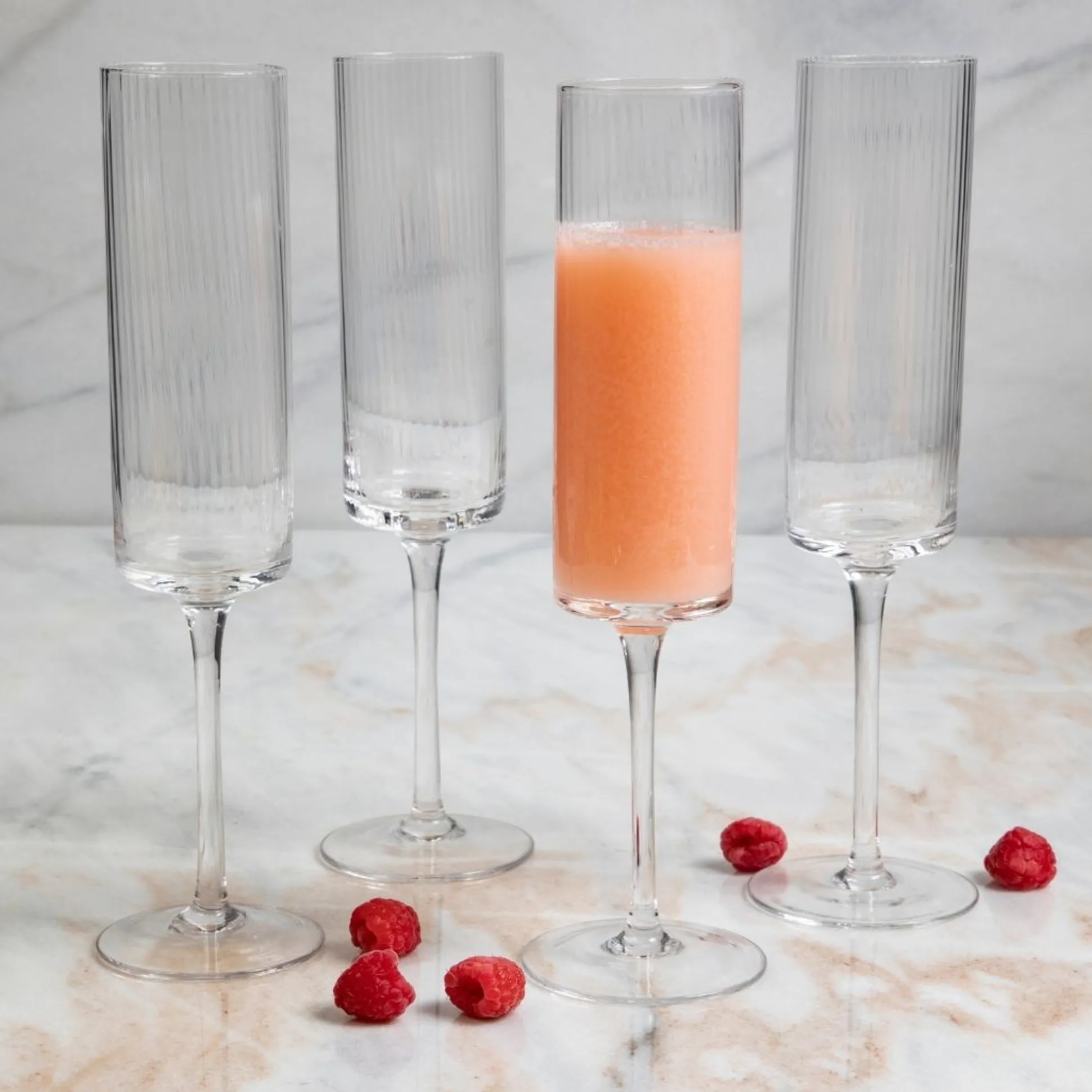 Hayworth Champagne Flute, Set of 6^Be Home Clearance