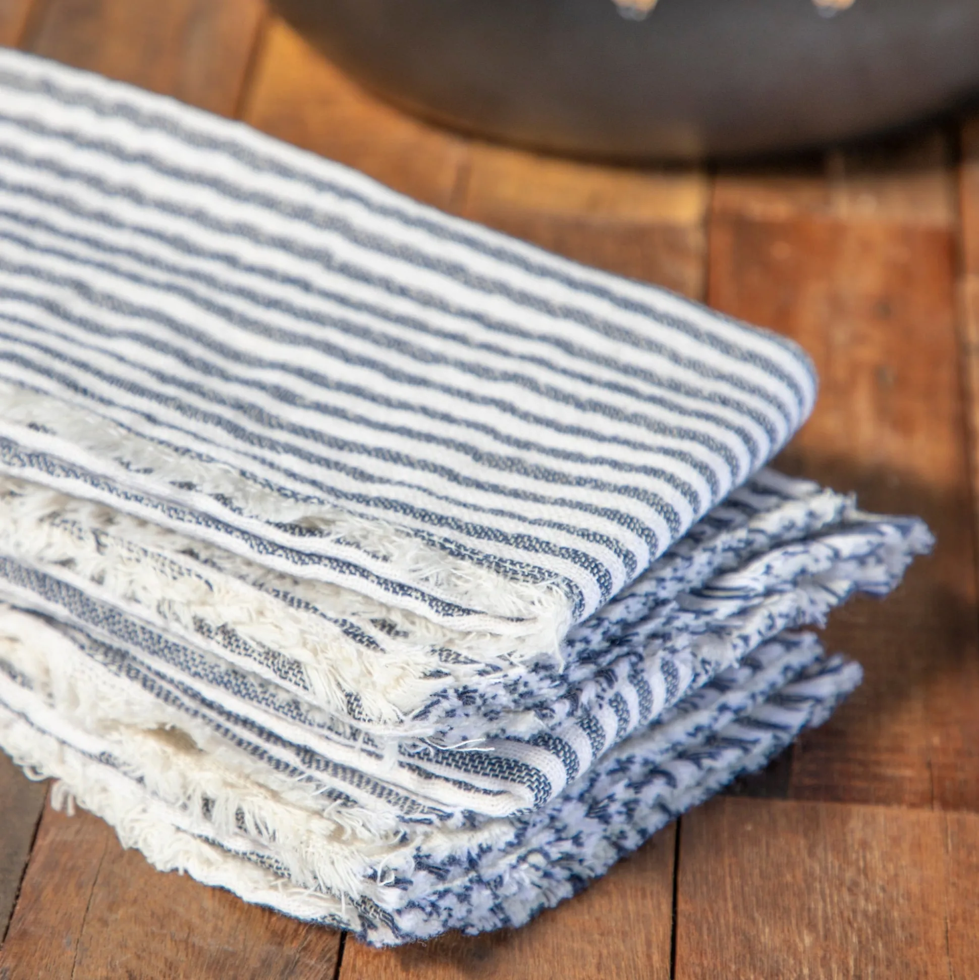 Healdsburg Napkins, Set of 4, Navy^Be Home Sale