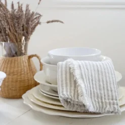 Healdsburg Napkins, Set of 4, Grey^Be Home New