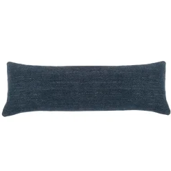Hendrick Rectangular Pillow, Navy^Be Home Cheap