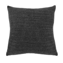 Hendrick Square Pillow, Charcoal^Be Home Sale