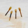 Horn Cocktail Forks, Set of 4