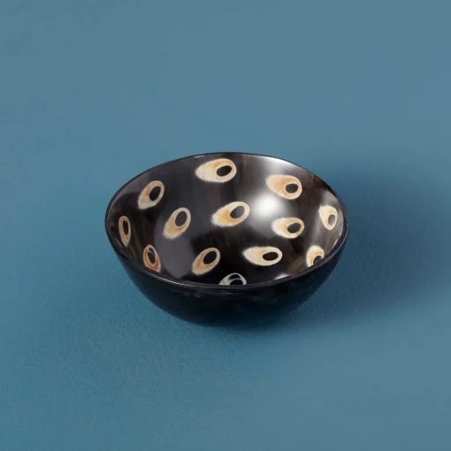 Horn Pinch Peacock Bowl