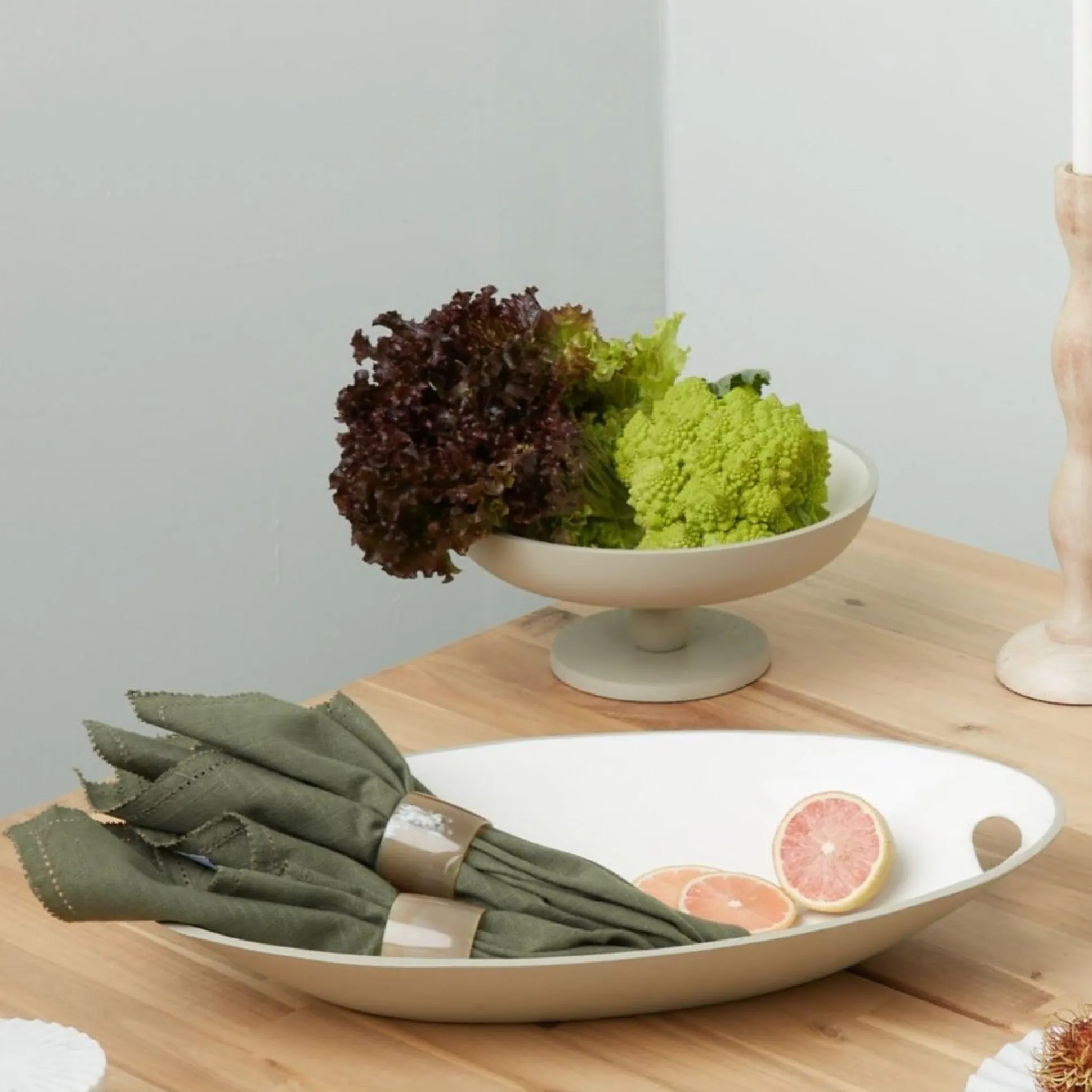 Hudson Napkins, Set of 4, Olive^Be Home Online