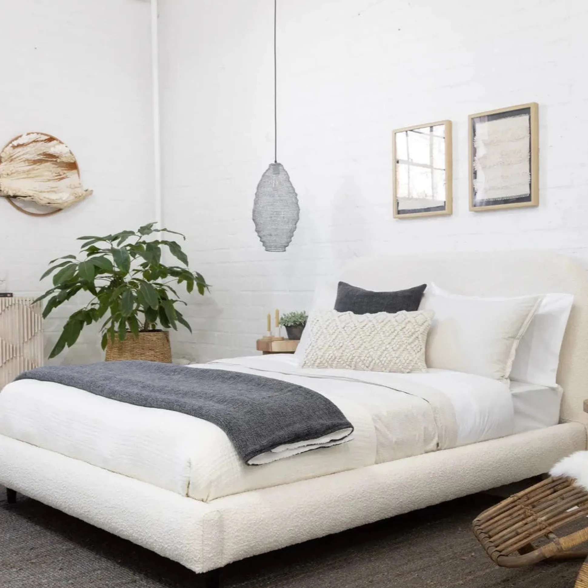 Humboldt Throw, Charcoal^Be Home Clearance