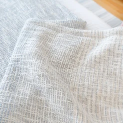 Isla Handwoven Oversized Throw, French Blue^Be Home Shop