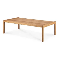 Jack Solid Teak Outdoor Coffee Table, 47.5