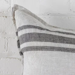 Jackson Big Pillow, Flax & Midnight^Be Home Discount