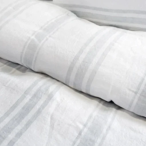 Jackson Queen Duvet Cover, White & Ocean^Be Home Best Sale