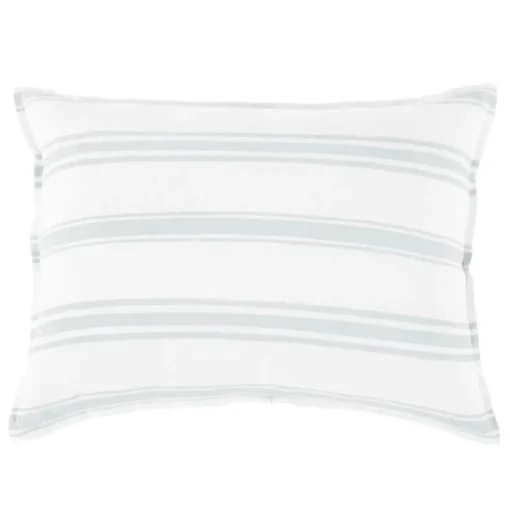 Jackson Standard Sham, White & Ocean^Be Home Cheap