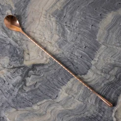 Japanese Style Tear Drop Bar Spoon, Copper