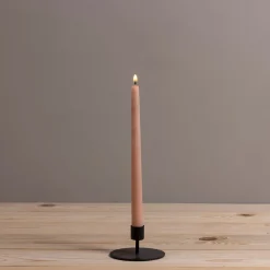 Kent Black Taper Candle Holder, Short^Be Home Fashion
