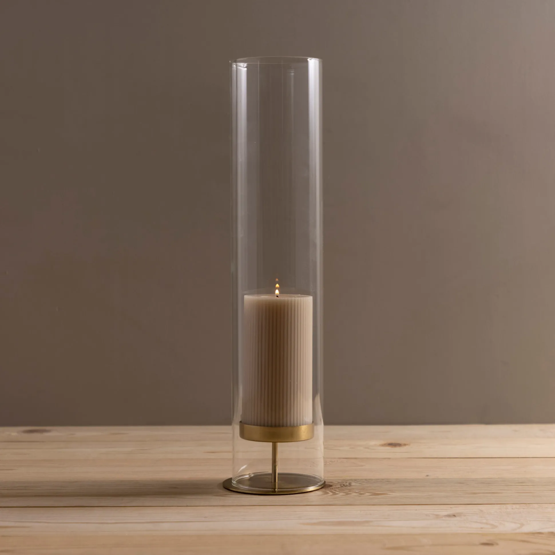 Kent Gold Pillar Candle Holder, Short^Be Home Hot