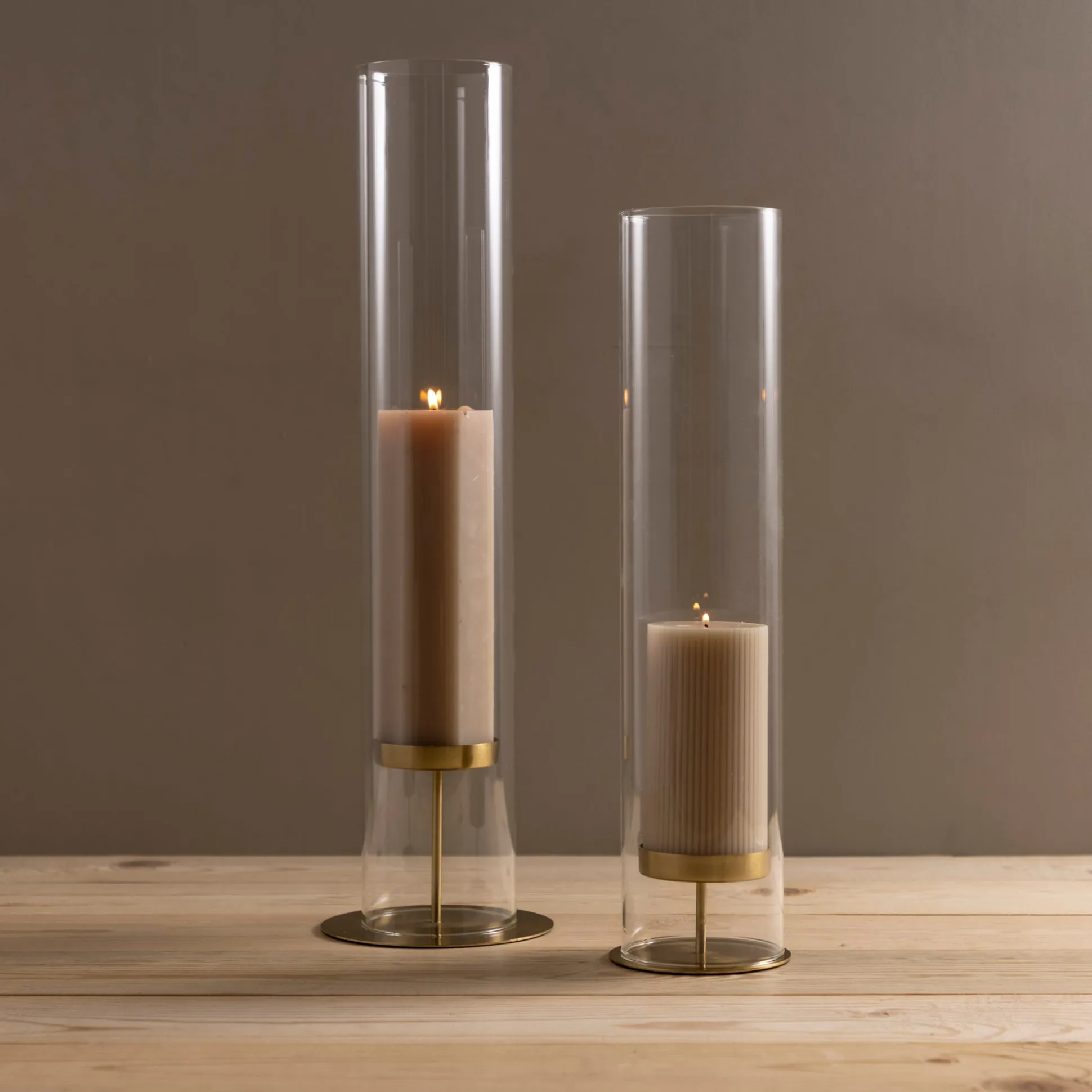 Kent Gold Pillar Candle Holder, Short^Be Home Hot